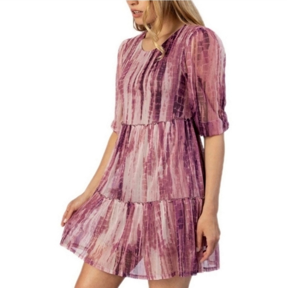 Speechless Mini Tie Dye Dress